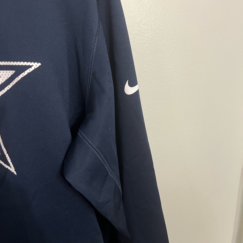 Nike Dallas Cowboys Hoodie Mens Small Therma-Fit NFL Blue Pullover Lined Pockets - Picture 4 of 7